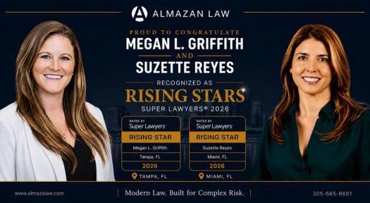 Suzette Reyes and Megan Griffith 2026 Florida Super Lawyers
